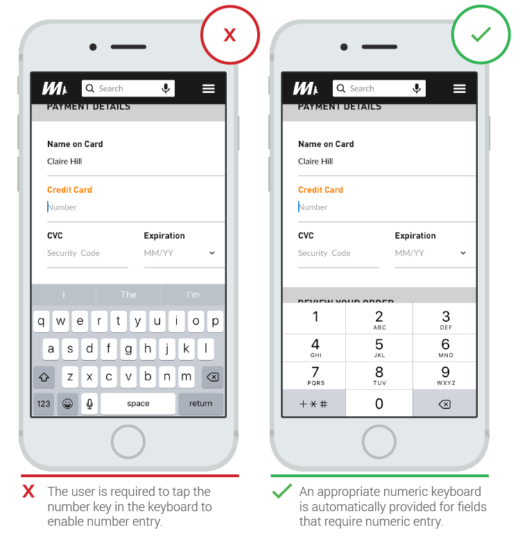 Image result for limit user input in mobile app