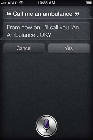 Siri goes wrong