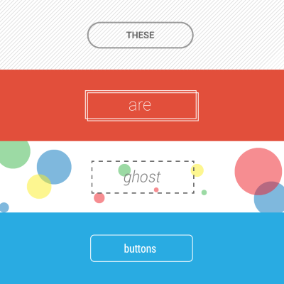 Ghost Buttons in UX Design
